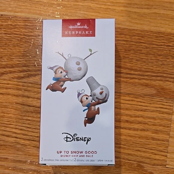 Hallmark Disney Chip and Dale Christmas Ornaments - Picture 1 of 5
